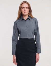 Russell Collection R-934F-0 Ladies´ Long Sleeve Classic Polycotton Poplin Shirt