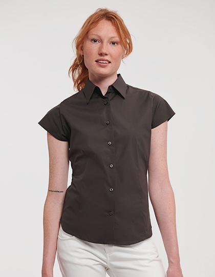 Russell Collection R-947F-0 Ladies´ Short Sleeve Fitted Stretch Shirt
