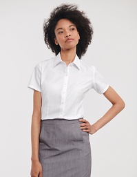 Russell Collection R-963F-0 Ladies´ Short Sleeve Tailored Herringbone Shirt