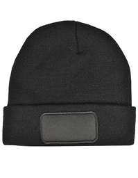 L-merch 1451 Strickmütze mit Patch