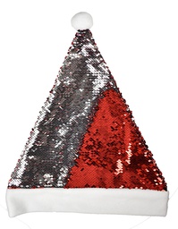 [1000308946] L-merch 4007 Christmas Hat / Nikolaus Mütze mit Pailletten
