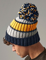Beechfield B392 Hygge Striped Beanie