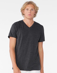 Canvas 3005CVC Unisex Heather CVC Short Sleeve V-Neck Tee