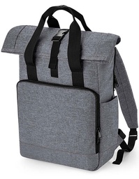 BagBase BG118L Recycled Twin Handle Roll-Top Laptop Backpack