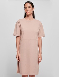Build Your Brand BY181 Ladies´ Organic Oversized Slit Tee Dress
