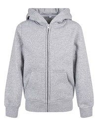 Build Your Brand BY188 Kids´ Organic Basic Zip Hoody